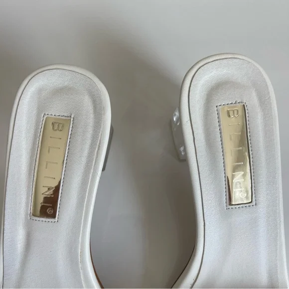 Billini White Mini Heels - Picture 4 of 8